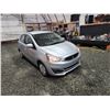 Image 10 : PARKSVILLE - 2017 MITSUBISHI MIRAGE, SILVER, 135850 KMS, FRONT WHEEL DRIVE. - D008495