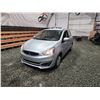 Image 3 : PARKSVILLE - 2017 MITSUBISHI MIRAGE, SILVER, 135850 KMS, FRONT WHEEL DRIVE. - D008495