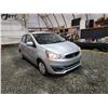 Image 9 : PARKSVILLE - 2017 MITSUBISHI MIRAGE, SILVER, 135850 KMS, FRONT WHEEL DRIVE. - D008495