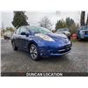 Image 5 : DUNCAN - 2016 NISSAN LEAF, BLUE, 137293 KMS, FRONT WHEEL DRIVE. - D305065