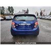 Image 11 : DUNCAN - 2012 CHEVROLET SONIC, BLUE, 101214 KMS, "NO RESERVE"- J210879