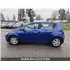 Image 15 : DUNCAN - 2012 CHEVROLET SONIC, BLUE, 101214 KMS, "NO RESERVE"- J210879