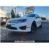 Image 1 : DUNCAN - 2011 FORD FUSION, WHITE, 141715 KMS, FRONT WHEEL DRIVE. - D335818