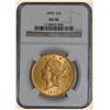 1898 $20 Liberty AU58 NGC