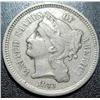 Image 1 : III Cent Nickel- Random Date 1860-70s