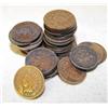 Lot of 20 Indian Head Pennies-19th century