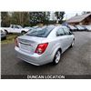 Image 10 : DUNCAN - 2012 CHEVROLET SONIC, SILVER, 100613 KMS, FRONT WHEEL DRIVE. - J121383