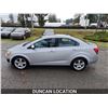 Image 16 : DUNCAN - 2012 CHEVROLET SONIC, SILVER, 100613 KMS, FRONT WHEEL DRIVE. - J121383