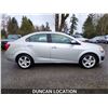 Image 7 : DUNCAN - 2012 CHEVROLET SONIC, SILVER, 100613 KMS, FRONT WHEEL DRIVE. - J121383