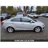 Image 8 : DUNCAN - 2012 CHEVROLET SONIC, SILVER, 100613 KMS, FRONT WHEEL DRIVE. - J121383
