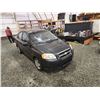 Image 10 : PARKSVILLE - 2009 CHEVROLET AVEO LS, BLACK, 176513 KMS, FRONT WHEEL DRIVE. - P349226