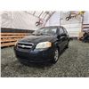 Image 2 : PARKSVILLE - 2009 CHEVROLET AVEO LS, BLACK, 176513 KMS, FRONT WHEEL DRIVE. - P349226