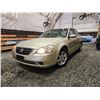 Image 1 : PARKSVILLE - 2003 NISSAN ALTIMA, GOLD, 159216 KMS, FRONT WHEEL DRIVE. - J124194