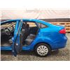 Image 45 : PARKSVILLE - 2013 FORD FIESTA, BLUE, 180992 KMS, FRONT WHEEL DRIVE. - J141679