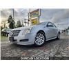 Image 1 : DUNCAN - 2010 CADILLAC CTS, SILVER, 163438 KMS, REAR WHEEL DRIVE. - D134617