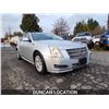 Image 5 : DUNCAN - 2010 CADILLAC CTS, SILVER, 163438 KMS, REAR WHEEL DRIVE. - D134617