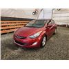 Image 3 : PARKSVILLE - 2012 HYUNDAI ELANTRA, RED, 265245 KMS, FRONT WHEEL DRIVE. - D084303