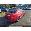 Image 10 : DUNCAN - 2011 CHEVROLET CRUZE, RED, 168611 KMS, FRONT WHEEL DRIVE. - J273024