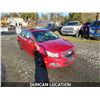 Image 6 : DUNCAN - 2011 CHEVROLET CRUZE, RED, 168611 KMS, FRONT WHEEL DRIVE. - J273024