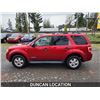 Image 16 : DUNCAN - 2008 FORD ESCAPE, RED, 294975 KMS, 4X4. - DA41178