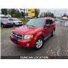 Image 2 : DUNCAN - 2008 FORD ESCAPE, RED, 294975 KMS, 4X4. - DA41178