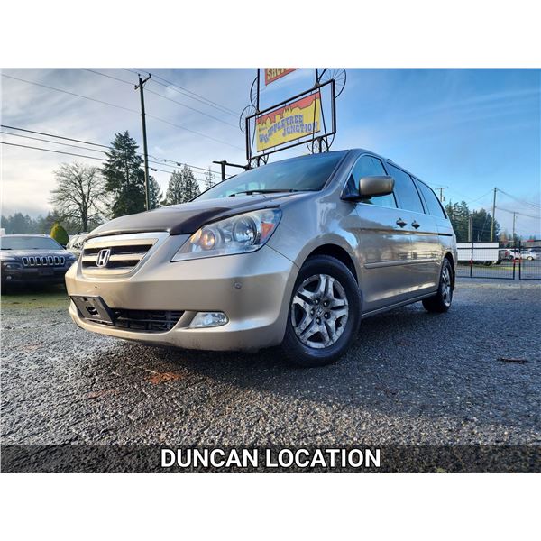 DUNCAN - 2005 HONDA ODYSSEY, GOLD, 246988 KMS, FRONT WHEEL DRIVE. - D505658