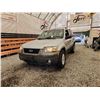 Image 2 : PARKSVILLE - 2005 FORD ESCAPE, GREY, 226312 KMS, FOUR WHEEL DRIVE. - DD66169