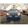 Image 5 : PARKSVILLE - 2010 FORD ESCAPE, BLUE, 119981 KMS, FRONT WHEEL DRIVE. NO RESERVE. - DC87328
