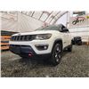 Image 2 : PARKSVILLE - 2018 JEEP COMPASS, WHITE, 182385 KMS, FOUR WHEEL DRIVE. - D410226