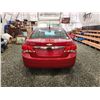 Image 18 : PARKSVILLE - 2014 CHEVY CRUZE, RED, 141616 KMS, FRONT WHEEL DRIVE. - D132380