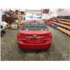 Image 19 : PARKSVILLE - 2014 CHEVY CRUZE, RED, 141616 KMS, FRONT WHEEL DRIVE. - D132380