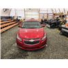 Image 7 : PARKSVILLE - 2014 CHEVY CRUZE, RED, 141616 KMS, FRONT WHEEL DRIVE. - D132380