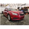Image 8 : PARKSVILLE - 2014 CHEVY CRUZE, RED, 141616 KMS, FRONT WHEEL DRIVE. - D132380