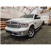 Image 1 : PARKSVILLE - 2013 RAM 1500 LARAMIE, WHITE, 282774 KMS, 4X4. - D709192
