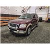 Image 3 : PARKSVILLE - 2008 FORD EXPLORER, RED, 255320 KMS, FOUR WHEEL DRIVE. - JA99199