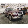 Image 8 : PARKSVILLE - 2008 FORD EXPLORER, RED, 255320 KMS, FOUR WHEEL DRIVE. - JA99199
