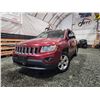 Image 1 : PARKSVILLE - 2012 JEEP COMPASS, RED, 184079 KMS, FOUR WHEEL DRIVE. - B525120