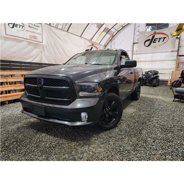 PARKSVILLE - 2015 RAM 1500, BLACK, 188870 KMS, REAR WHEEL DRIVE. - J622479