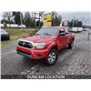 Image 2 : DUNCAN - 2012 TOYOTA TACOMA, RED, 334973 KMS, 4X4. - D012168
