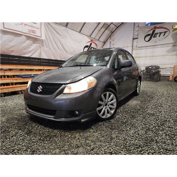 PARKSVILLE - 2010 SUZUKI SX4, GREY, 243938 KMS, FRONT WHEEL DRIVE. - B300427