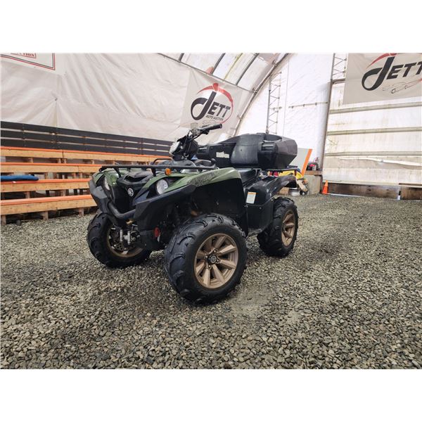 PARKSVILLE - 2021 YAMAHA GRIZZLY 700, GREEN, 10185 KMS, 4X4. - J303271