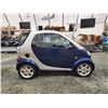 Image 11 : PARKSVILLE - 2005 SMART FORTWO, BLUE, 138508 KMS, REAR WHEEL DRIVE. - B207123