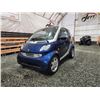 Image 2 : PARKSVILLE - 2005 SMART FORTWO, BLUE, 138508 KMS, REAR WHEEL DRIVE. - B207123