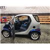 Image 38 : PARKSVILLE - 2005 SMART FORTWO, BLUE, 138508 KMS, REAR WHEEL DRIVE. - B207123