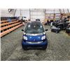 Image 7 : PARKSVILLE - 2005 SMART FORTWO, BLUE, 138508 KMS, REAR WHEEL DRIVE. - B207123