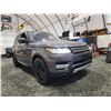 Image 8 : PARKSVILLE - 2016 LAND ROVER RANGE ROVER, GREY, 194802 KMS, ALL WHEEL DRIVE. - D572824