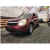 Image 2 : PARKSVILLE - 2009 CHEVY EQUINOX, RED, 258360 KMS, ALL WHEEL DRIVE. NO RESERVE. - P245761