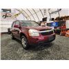 Image 8 : PARKSVILLE - 2009 CHEVY EQUINOX, RED, 258360 KMS, ALL WHEEL DRIVE. NO RESERVE. - P245761