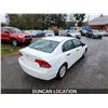 Image 10 : DUNCAN - 2008 HONDA CIVIC, WHITE, 194184 KMS, FRONT WHEEL DRIVE. - J118944