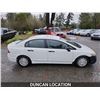 Image 8 : DUNCAN - 2008 HONDA CIVIC, WHITE, 194184 KMS, FRONT WHEEL DRIVE. - J118944